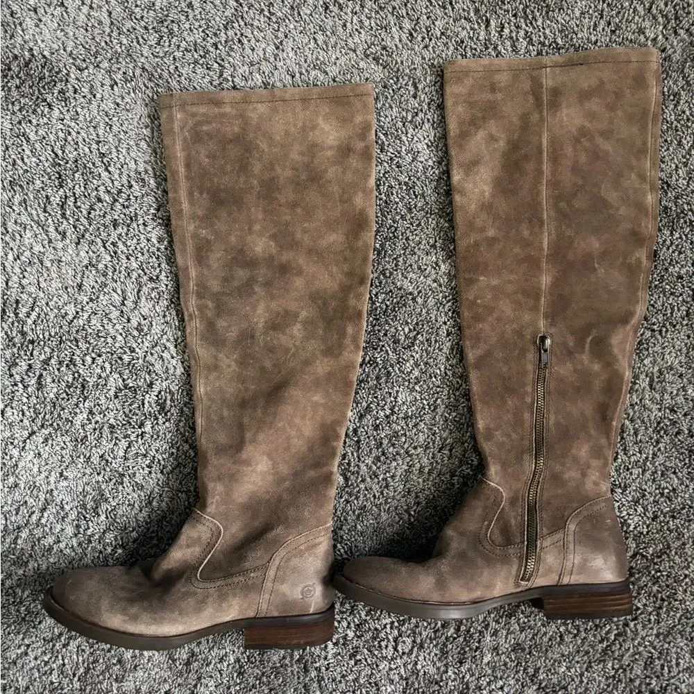 Born distressed tan